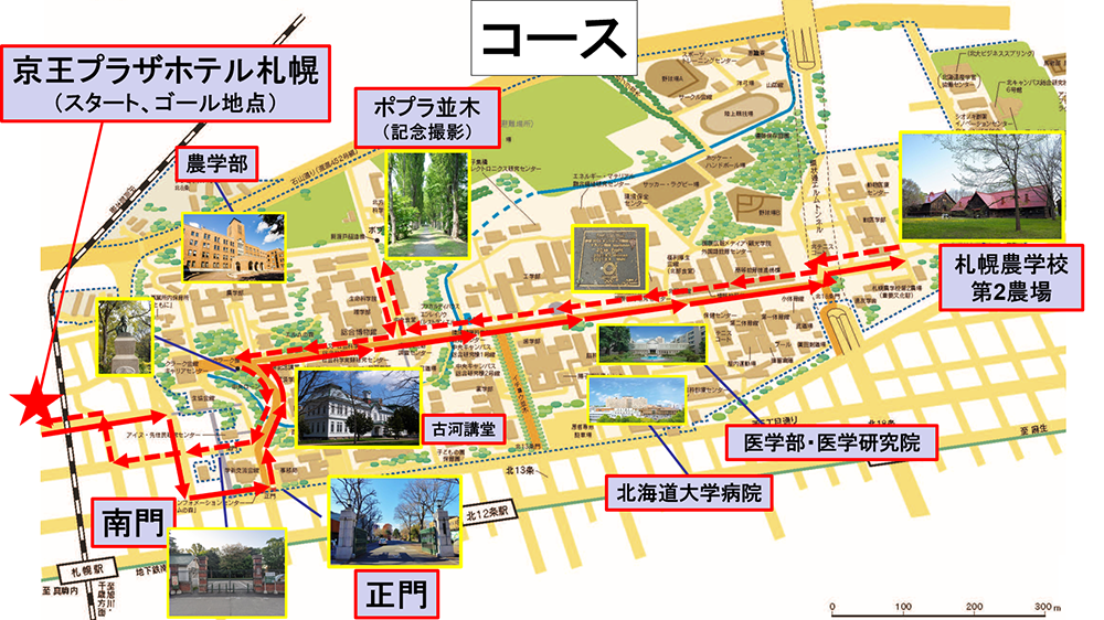北海道大学名所マップ